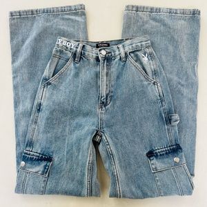 PacSun x Playboy High Rise Baggy Flare Jeans 23